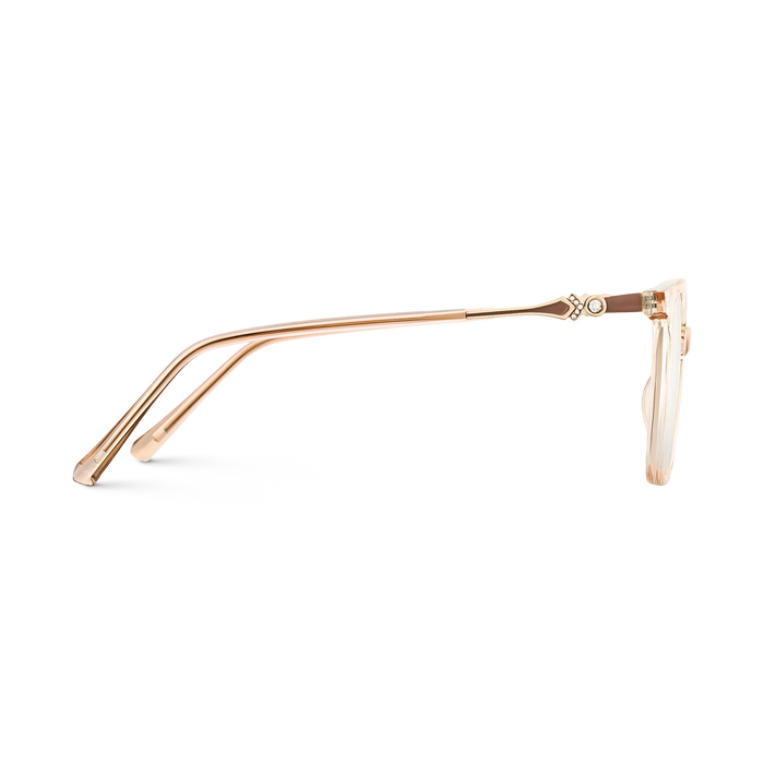 Eydology Claire Champagne Women's Cat Eye Glasses 4