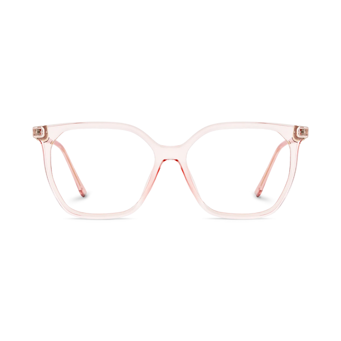 Eydology Claire Clear Rose Pink Women's Cat Eye Glasses 2