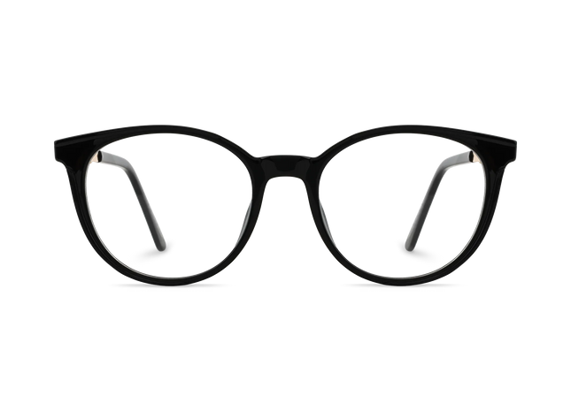 Eydology Clara Black Women's Cat Eye Glasses 2