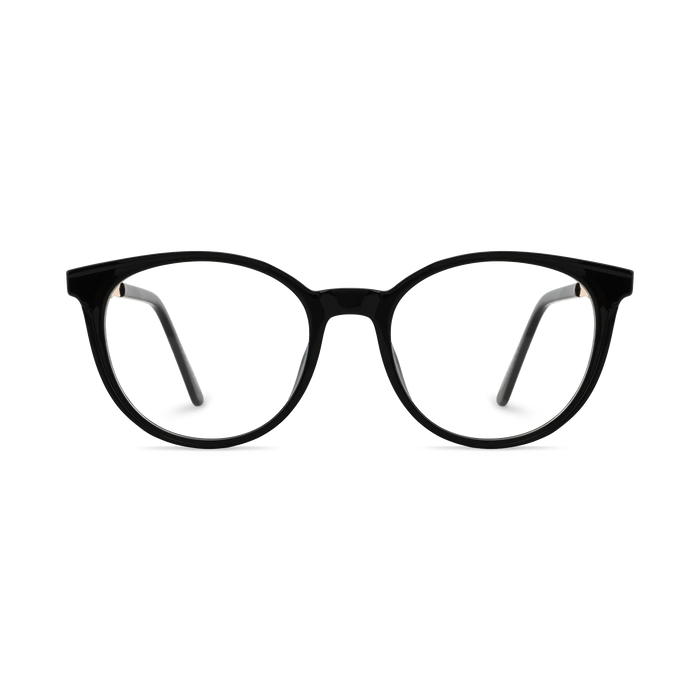 Eydology Clara Black Women's Cat Eye Glasses 2