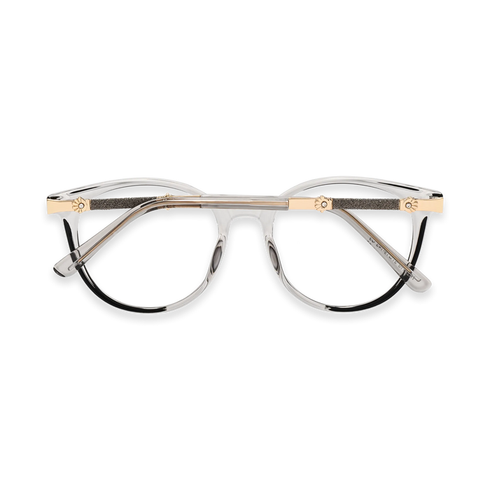 Eydology Clara Clear Grey Cat Eye Glasses 5