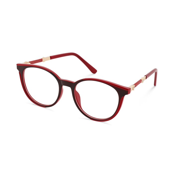 Eydology Clara Deep Red Women's Cat Eye Glasses 3