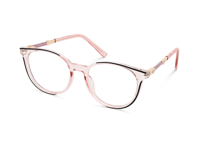Eydology Clara Pink Cat Eye Glasses 3