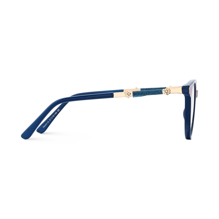Eydology Clara Royal Blue & Berry Women's Cat Eye Glasses 4