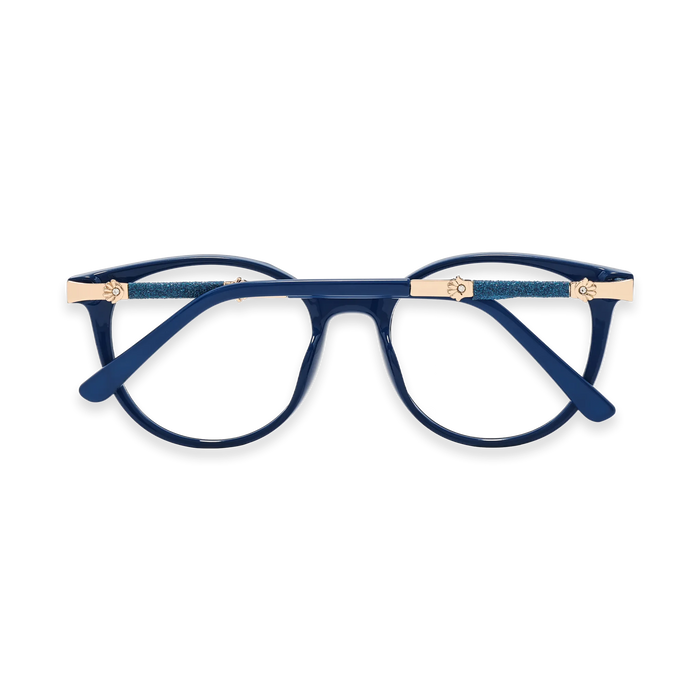 Eydology Clara Royal Blue & Berry Women's Cat Eye Glasses 5