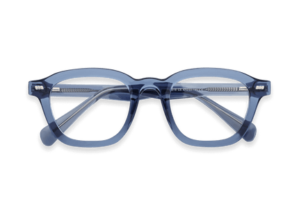 Eydology Collin Crystal Blue Glasses 1
