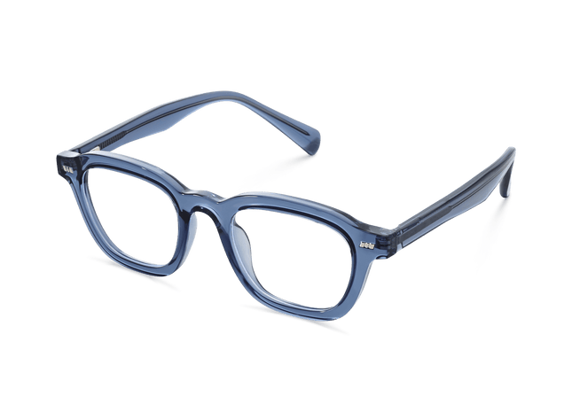 Eydology Collin Crystal Blue Glasses 3