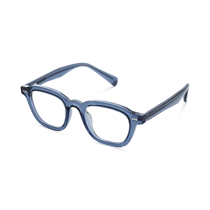 Eydology Collin Crystal Blue Glasses 3