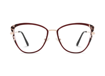 Eydology Collins Gold/Brown Cat Eye Glasses 2