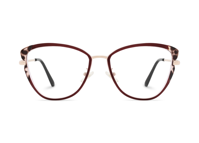 Eydology Collins Gold/Brown Cat Eye Glasses 2