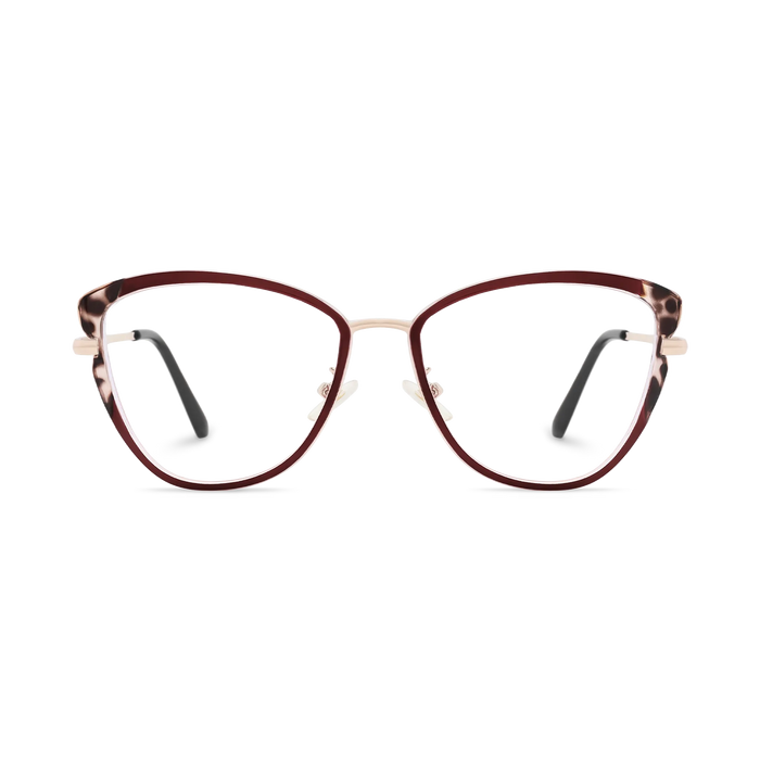 Eydology Collins Gold/Brown Cat Eye Glasses 2