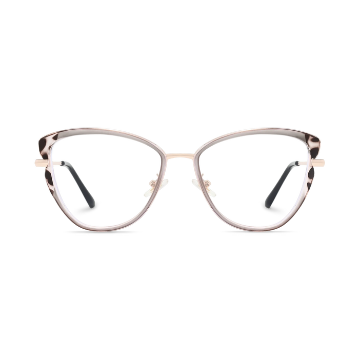 Eydology Collins Gold/Grey Women's Cat Eye Glasses 2
