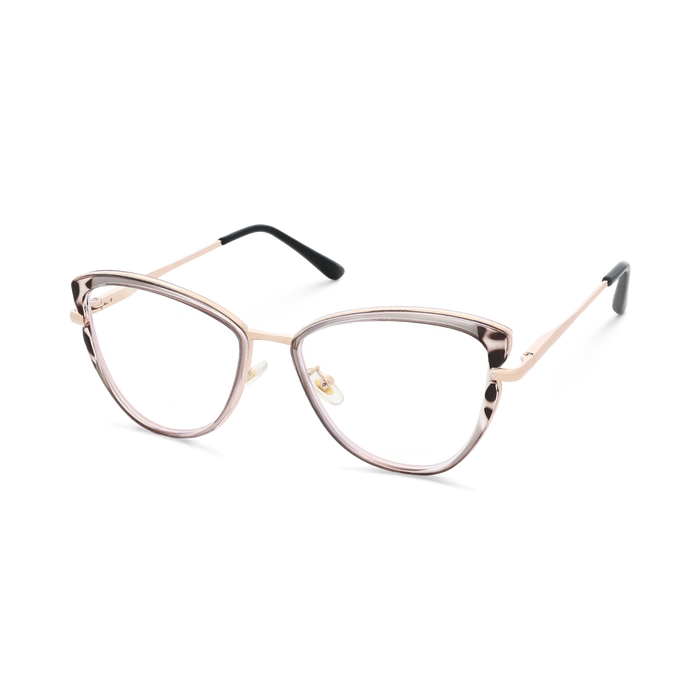 Eydology Collins Gold/Grey Women's Cat Eye Glasses 3