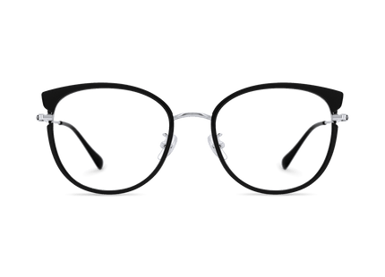 Eydology Cora Black/Chrome Glasses 2