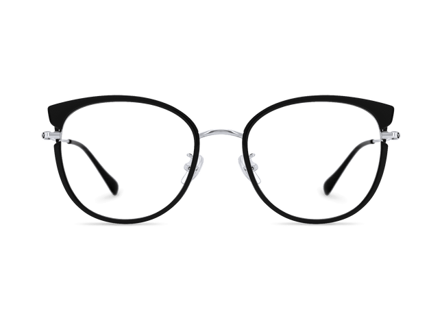 Eydology Cora Black/Chrome Glasses 2