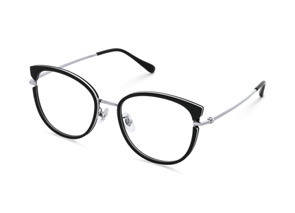 Eydology Cora Black/Chrome Glasses 3