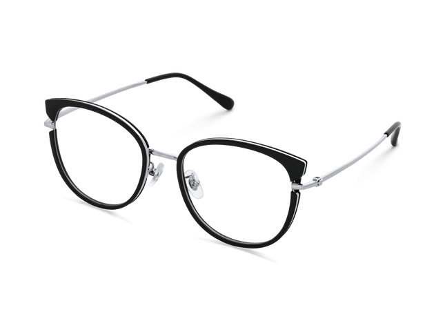 Eydology Cora Black/Chrome Glasses 3