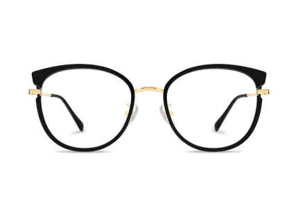 Eydology Cora Black/Gold Glasses 2