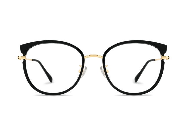 Eydology Cora Black/Gold Glasses 2
