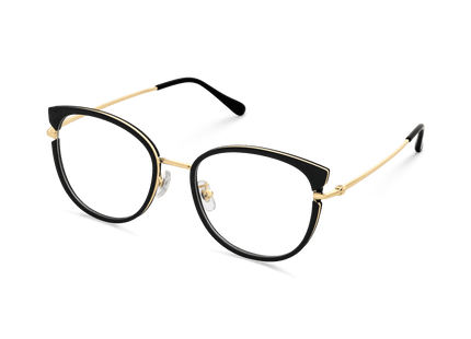 Eydology Cora Black/Gold Glasses 3