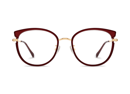 Eydology Cora Wine/Gold Glasses 2