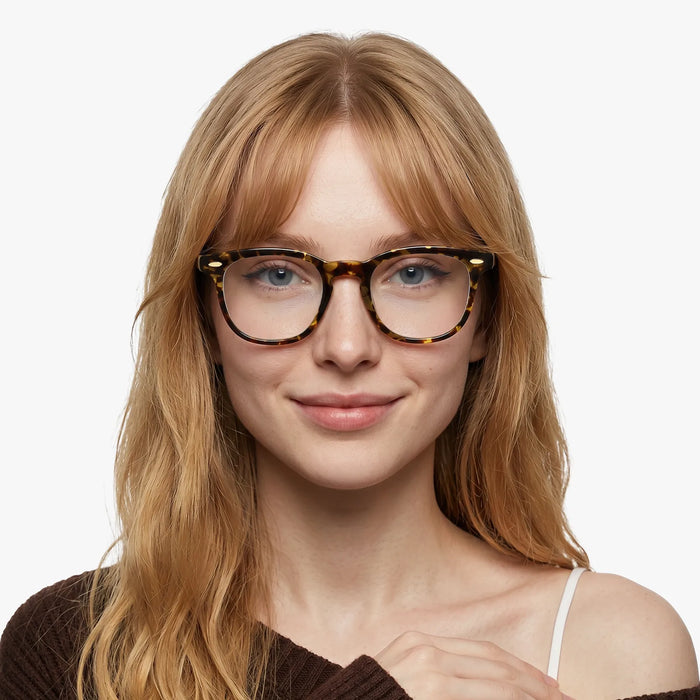 Eydology Cruz Amber Tortoise Eyeglasses 3