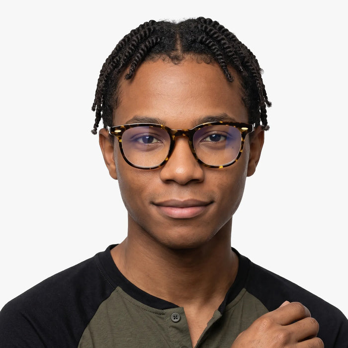 Eydology Cruz Amber Tortoise Eyeglasses 4