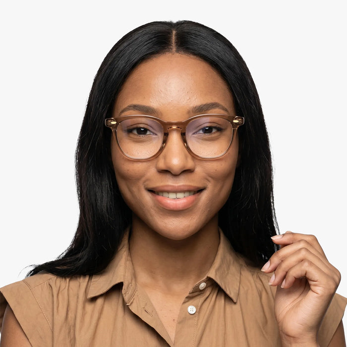 Eydology Cruz Brown Eyeglasses 4