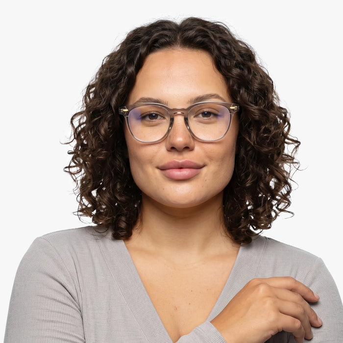 Eydology Cruz Purple Grey Eyeglasses 4