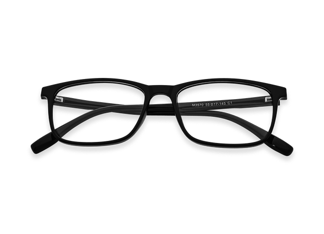 Eydology Curtis Black Glasses 1