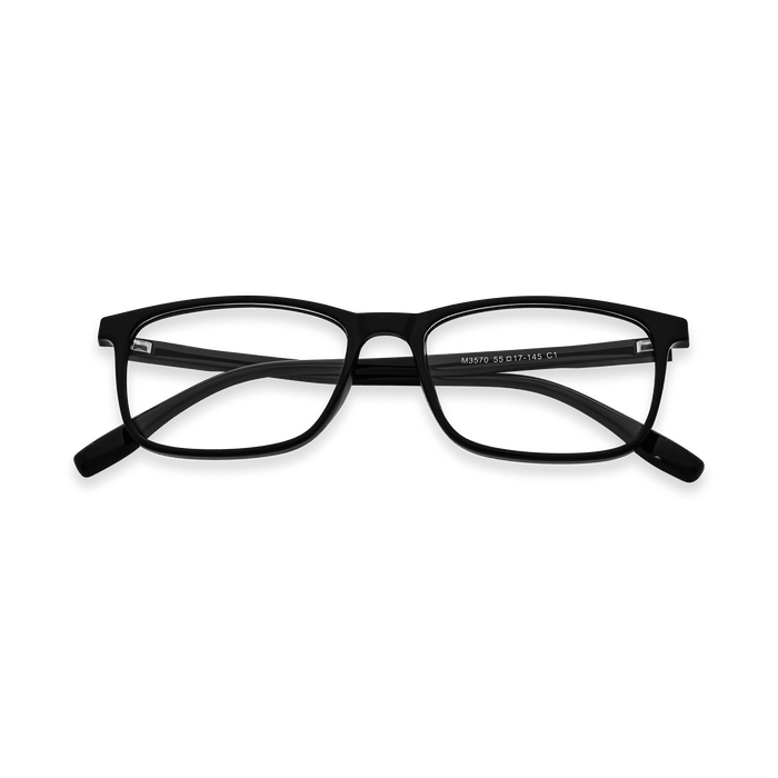 Eydology Curtis Black Glasses 1