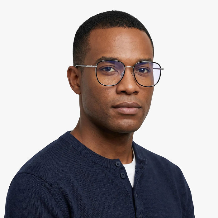 Eydology Dakari Black/Chrome Glasses 4