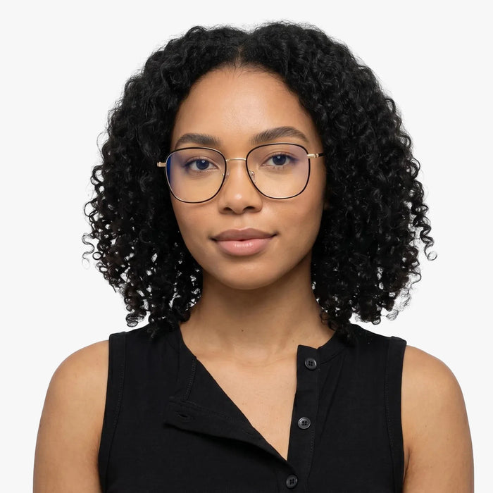 Eydology Dakari Black/Gold Glasses 4