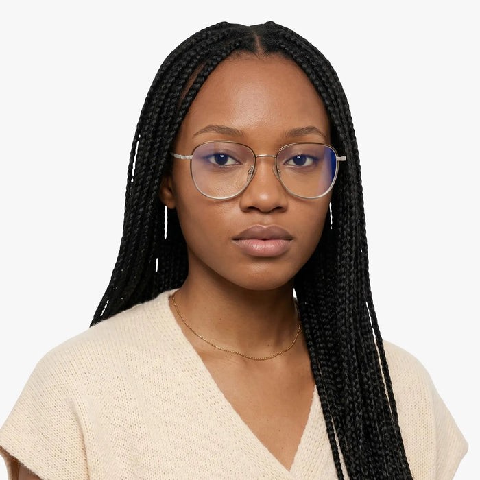 Eydology Dakari Crystal Brown to Blue/Silver Glasses 4