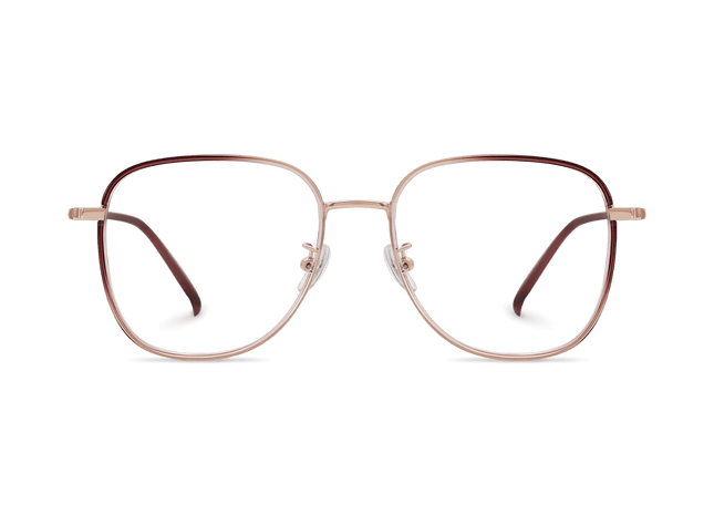 Eydology Dakari Crystal Light Pink to Purple/Rose Gold Glasses 2