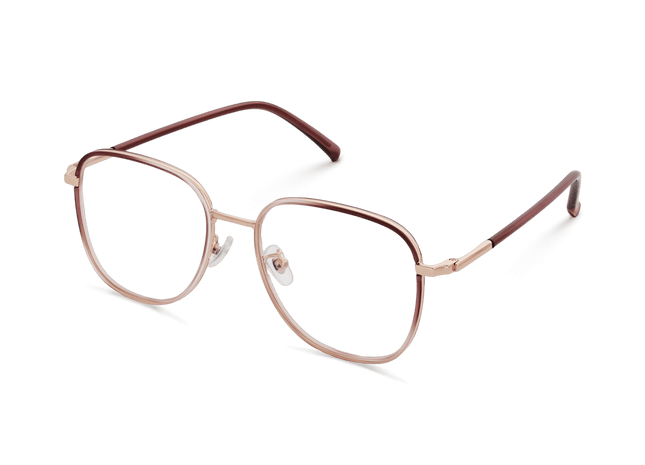 Eydology Dakari Crystal Light Pink to Purple/Rose Gold Glasses 5