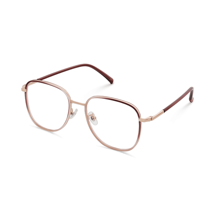 Eydology Dakari Crystal Light Pink to Purple/Rose Gold Glasses 5