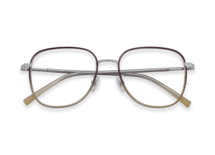 Eydology Dakari Crystal Purple to Yellow/Chrome Glasses 1