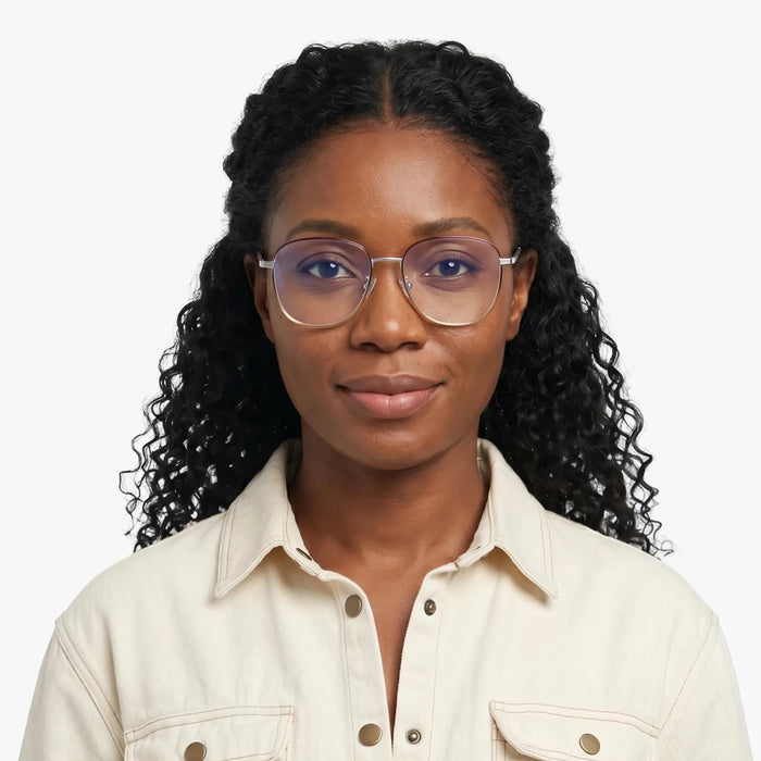 Eydology Dakari Crystal Purple to Yellow/Chrome Glasses 5