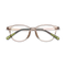 Eydology Dalton Crystal Light Brown Kids Glasses 1
