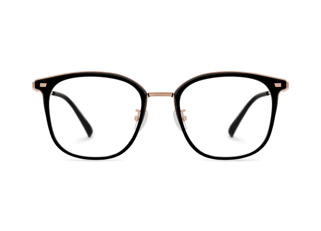 Eydology Dangelo Black/Rose Gold Glasses 2