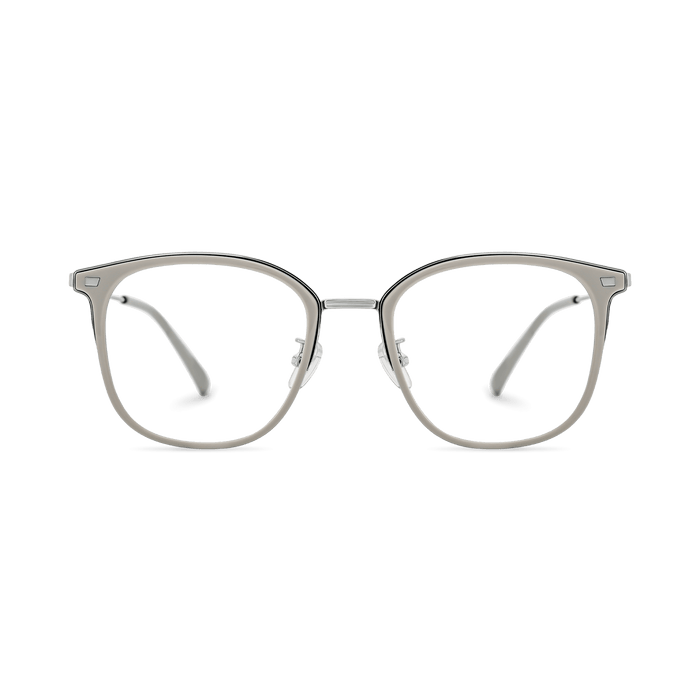 Eydology Dangelo Grey White/Chrome Glasses 2