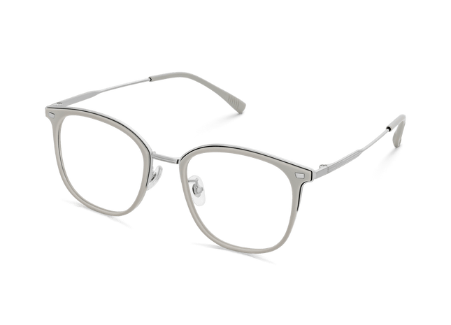 Eydology Dangelo Grey White/Chrome Glasses 3