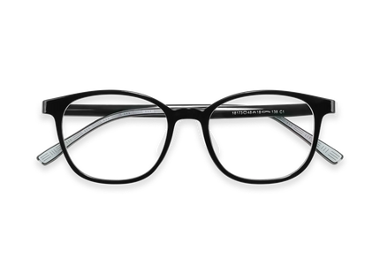 Eydology Danna Black Square Kids Glasses 1