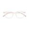 Eydology Danna Light Orange Square Kids Glasses 1