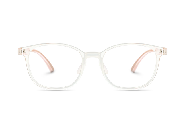 Eydology Danna Light Orange Square Kids Glasses 2