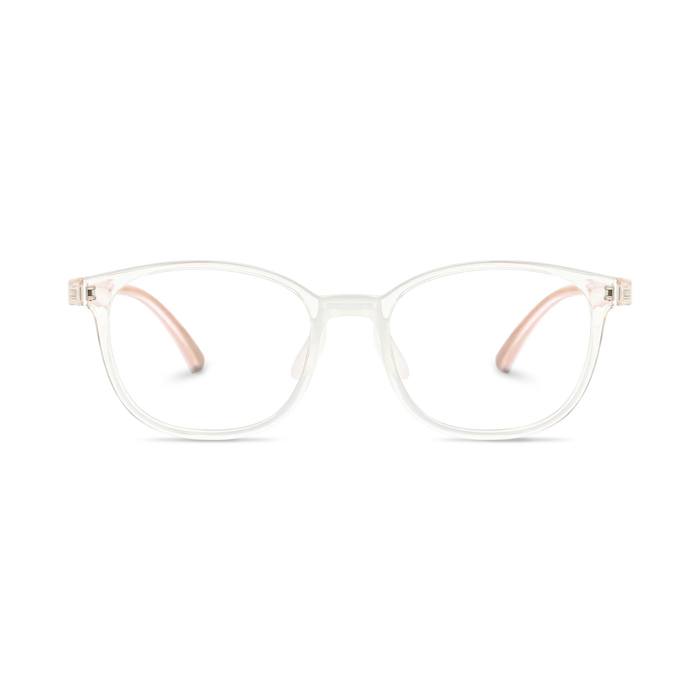 Eydology Danna Light Orange Square Kids Glasses 2