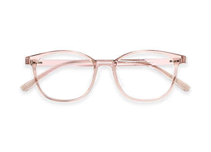 Eydology Danna Pink Square Kids Glasses 1