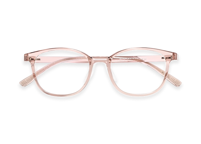 Eydology Danna Pink Square Kids Glasses 1
