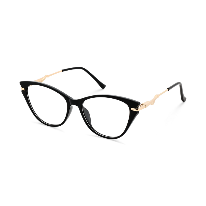 Eydology Daphne Black Women's Cat Eye Glasses 3